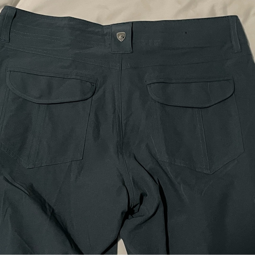 Kuhl Pants Womens Size 8 Reg Blue Freeflex Roll Up Cargo Outdoor Hiking - Picture 10 of 11